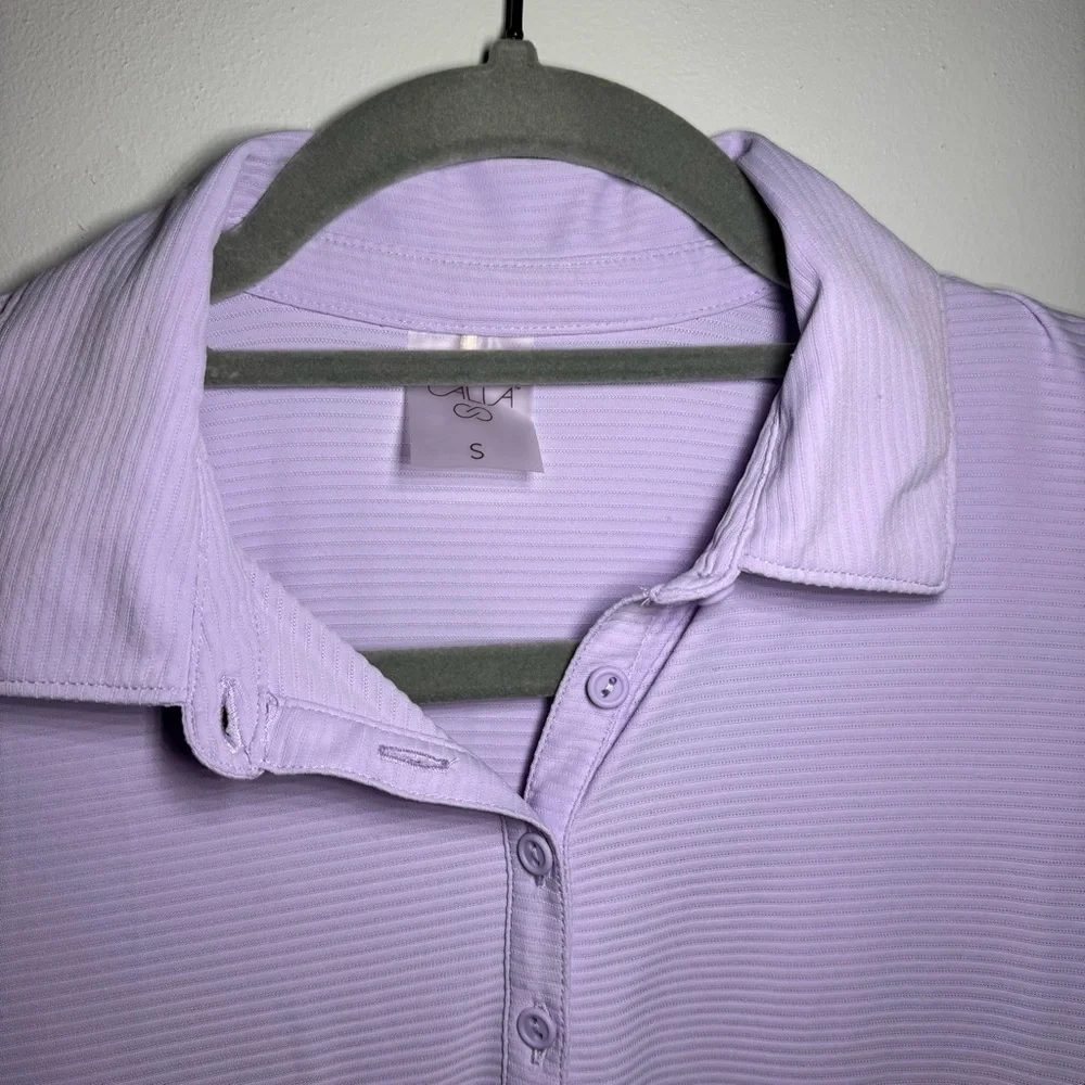 CALIA Women's Golf Flutter Sleeve Polo
Small Lilac - Picture 3 of 7